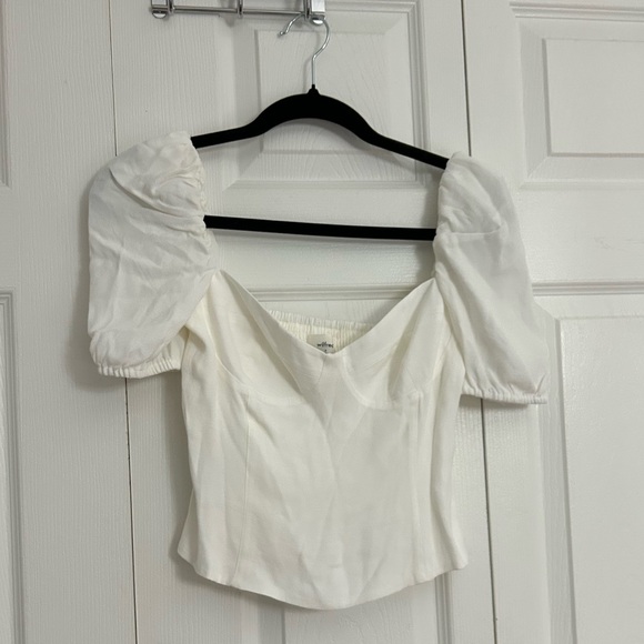 Aritzia Novella Shortsleeve Blouse - Picture 3 of 4